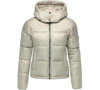 Ragwear Damen Winterjacke warme matt glänzende Steppjacke mit abnehmbarer Kapuze Roobie II XS-XXL
