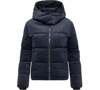 Steppjacke RAGWEAR "Roobie Velvet YOUMODO", Damen, Gr. S (36), navy, Obermaterial: 100% Polyester, 100% Polyester, Wattierung: 100% Polyester, Ärmelfutter: 100% Polyester, gerade hüftlang, Ärmel ohne