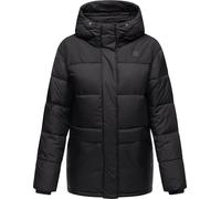 Ragwear Damen Winterjacke warme Steppjacke mit Kapuze Wikesh YOUMODO Black Gr. S