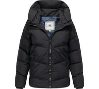 Steppjacke RAGWEAR "Cessi", Damen, Gr. L (40), schwarz, Obermaterial: 100% Polyester; Innenfutter: 100% Polyester; Wattierung: 100% Polyester, Basic, gerade hüftbedeckend, hoch geschlossener Ausschnit