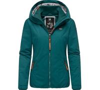 Ragwear Damen Winterjacke warmer Kurzmantel mit Kapuze Dizzie Winter Intl Dark Green22 Gr. XL
