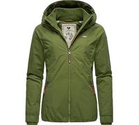 Ragwear Damen Winterjacke warmer Kurzmantel mit Kapuze Dizzie Winter Intl Olive23 Gr. XL