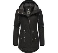 Winterjacke RAGWEAR "Monadis Black Label" Gr. L (40), grau (shadow) Damen Jacken Lange stylischer Winterparka für die kalte Jahreszeit (74969012-L)