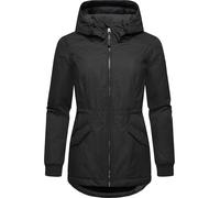 Winterjacke RAGWEAR "Dowey Warm", Damen, Gr. XXXL (46), schwarz, Obermaterial: 100% Polyester, Innenfutter: 100% Polyester, Wattierung: 100% Polyester, Basic, figurumspielend Po-bedeckend, hoch geschl