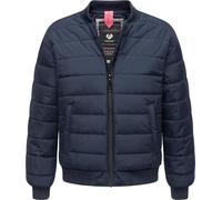 Bomberjacke RAGWEAR "Bombina", Damen, Gr. XXXL(46), blau (navy), Obermaterial: 100% Polyester; Innenfutter: 100% Polyester; Wattierung: 100% Polyester, weit hüftbedeckend, Ärmel ohne Ärmelschlitz Ripp