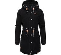 Wintermantel mit Kapuze "Canny Corduroy" Black S