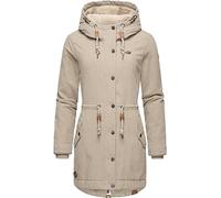 Winterjacke RAGWEAR "Canny Corduroy" Gr. 4XL (48), beige Damen Jacken Winterjacken (88589108-4XL)