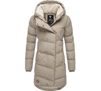 Ragwear Damen Wintermantel Pavla, wasserdichter Steppmantel, vegan | Länge: oberschenkellang | Wärmegrad 3 von 3 - wärmende Wattierung | wasserdicht & atmungsaktiv | Kapuze mit Fleecefutter
