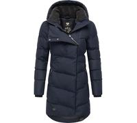 Ragwear Damen Wintermantel Pavla, wasserdichter Steppmantel, vegan | Länge: oberschenkellang | Wärmegrad 3 von 3 - wärmende Wattierung | wasserdicht & atmungsaktiv | Kapuze mit Fleecefutter