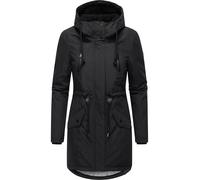 Ragwear Damen Wintermantel Warmer atmungsaktiver und wasserdichter Parka mit Teddyfell gefüttert und mit Kapuze Elsien YOUMODO XS-6XL