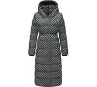Steppmantel RAGWEAR "Niara Long Print" Gr. XXXL (46), grün (dunkelgrün) Damen Mäntel (77013124-XXXL) dunkelgrün