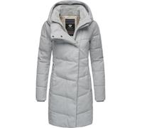 Wintermantel RAGWEAR "Pavla Coat" Gr. L (40), grau (ash) Damen Mäntel (83997668-L) ash