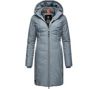 Wintermantel RAGWEAR "Amarri" Gr. XXXL (46), blau (graublau) Damen Mäntel (29697738-XXXL) graublau