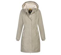 Ragwear Damen Winterparka Declana lange Jacke mit Kapuze 2321-60026 Bone (7001) XL