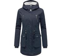 Kurzmantel RAGWEAR "Ellsa YOUMODO", Damen, Gr. M (38), navy, Obermaterial: 100% Polyester; Innenfutter: 100% Polyester; Wattierung: 100% Polyester, tailliert ca. Mitte Oberschenkel, hoch geschlossener