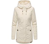 Ragwear Damen Winterparka warme Winterjacke mit Kapuze Monadena Parka YOUMODO Ecru Gr. S