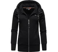 Ragwear Damen Zip-Hoodie Kapuzenjacke Sweatjacke Neska Zip Black22 Gr. XL