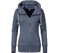 Ragwear Damen Zip-Hoodie Kapuzenjacke Sweatjacke Neska Zip Navy Gr. L