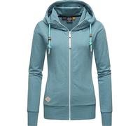 Ragwear Damen Zip-Hoodie Kapuzenjacke Sweatjacke Paya Intl. Light Aqua23 Gr. XXL