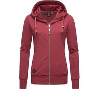 Ragwear Damen Zip-Hoodie Kapuzenjacke Sweatjacke Paya Intl. Raspberry23 Gr. 3XL