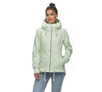 Ragwear DANKKA Damen Frauen Übergangsjacke,Jacke,Übergangsjacke mit Kapuze,tailliert,Grün,S