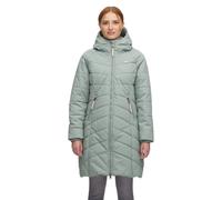 Ragwear DIZZIE COAT Damen Frauen Mantel,Parka,Steppmantel,lange Jacke,Stehkragen,wasserdicht,Grün,S