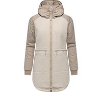 Ragwear Fellimitatmantel Damen ecru, M