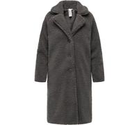 Ragwear Fellimitatmantel Damen grau, XL