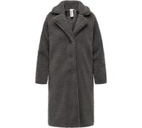 Ragwear Fellimitatmantel Damen grau, XXL