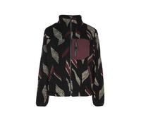 Fleecejacke RAGWEAR "ALARIS", Damen, Gr. XS, schwarz, Fleece, Obermaterial: 100% Polyester, bedruckt, figurumspielend hüftlang, Rundhals, elastischer Bund, Jacken (65783417-XS) schwarz