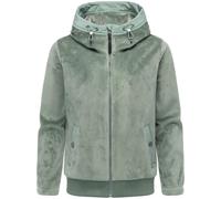 Fleecejacke RAGWEAR "Cousy Short Bonded", Damen, Gr. XS (34), dusty, Obermaterial: 91% Polyester, 9% Elasthan, Innenfutter: 94% Polyester, 6% Elasthan, gerade hüftbedeckend, hoch geschlossener Ausschn