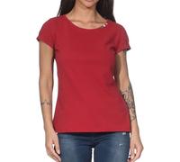 ragwear Damen T-Shirts FLLORAH GOTS red Größe XL