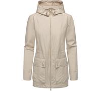 Funktionsjacke RAGWEAR "Monadetta A", Damen, Gr. XXL (44), beige (ecru), Obermaterial: 100% Polyester, Innenfutter: 100% Polyester, Basic, figurumspielend Po-bedeckend, hoch geschlossener Ausschnitt,