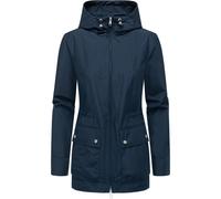 Funktionsjacke RAGWEAR "Monadetta A", Damen, Gr. M (38), blau (navy), Obermaterial: 100% Polyester, Innenfutter: 100% Polyester, Basic, figurumspielend Po-bedeckend, hoch geschlossener Ausschnitt, Lan