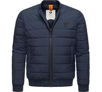 Ragwear Herren Bomberjacke Übergangsjacke leichte wasserdichte Sommerjacke kurz Boomber YOUMODO Navy Gr. L