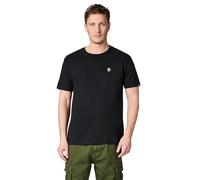 Ragwear Herren Boxy T-Shirt aus GOTS-zertifizierter Bio-Baumwolle (Heavy Weight) mit Rippkragen und Krug-Stickerei Samms J GOTS YOUMODO Black Gr. XL