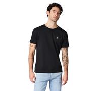 Ragwear Herren Boxy T-Shirt aus GOTS-zertifizierter Bio-Baumwolle (Heavy Weight) mit Rippkragen und Retro-Roller-Stickerei Samms F GOTS YOUMODO Black Gr. L