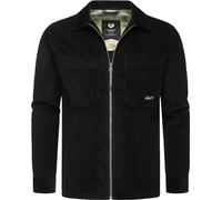 Ragwear Herren Cordjacke Hemdjacke Cordy Black Gr. S
