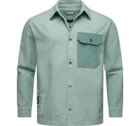 Ragwear Outdoorhemd Herren Regular Fit Baumwolle aqua, L