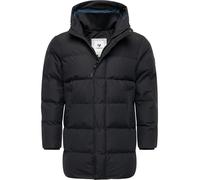 Wintermantel RAGWEAR "Nortday", Herren, Gr. XXL (56), schwarz, Obermaterial: 100% Polyester, Innenfutter: 100% Polyester, Wattierung: 100% Polyester, gerade ca. Mitte Oberschenkel, hoch geschlossener