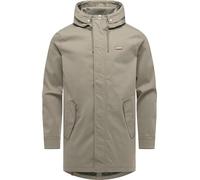 Funktionsmantel RAGWEAR "Mr Smithem Twill YOUMODO", Herren, Gr. 4XL (60), helloliv, Obermaterial: 100% Polyester; Innenfutter: 100% Polyester, gerade Po-bedeckend, hoch geschlossener Ausschnitt, verst