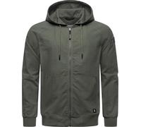 Outdoorjacke RAGWEAR "Garoo", Herren, Gr. M (50), grün, Material: 100% Baumwolle, Basic, bequem hüftbedeckend, hoch geschlossener Ausschnitt, Ärmel ohne Ärmelschlitz Bündchen, Jacken Outdoorjacke, Sty