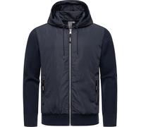 Outdoorjacke RAGWEAR "Ronel", Herren, Gr. XXL (56), blau (navy), Obermaterial 1: 100% Polyester, Obermaterial 2: 100% Baumwolle, Innenfutter: 100% Polyester, Wattierung: 100% Polyester, casual, gerade