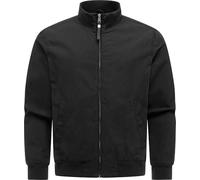 Ragwear Herren leichte Übergangsjacke kurze Jacke mit elastischen Bündchen Crusien YOUMODO Black Gr. S
