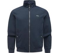 Outdoorjacke RAGWEAR "Izzyk YOUMODO", Herren, Gr. S (48), blau (navy), Obermaterial: 65% Baumwolle, 35% Polyester. Innenfutter: 65% Polyester, 35% Baumwolle. Ärmelfutter: 100% Polyester, gerade hüftbe