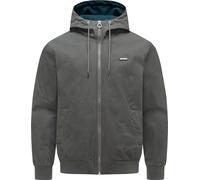 Outdoorjacke RAGWEAR "Stewie Vintage", Herren, Gr. XL (54), stein, Obermaterial: 100% Baumwolle; Futter: 100% Polyester, gerade hüftbedeckend, hoch geschlossener Ausschnitt, Ärmel ohne Ärmelschlitz Ri