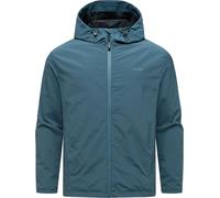 Ragwear Herren leichte Übergangsjacke kurze Sommerjacke mit Kapuze und wasserdichtem Reißverschluss Lewie YOUMODO Petrol26 Gr. 4XL