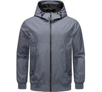 Outdoorjacke RAGWEAR "Tyller", Herren, Gr. M (50), blau (navy), Material: 74% Baumwolle, 26% Nylon, Innenfutter: 100% Polyester, casual, lässig geschnitten hüftlang, hoch geschlossener Ausschnitt, Lan
