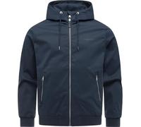 Outdoorjacke RAGWEAR "Stewie Twill YOUMODO", Herren, Gr. XL (54), navy, Twill, Obermaterial: 100% Polyester; Futter: 100% Polyester, gerade hüftbedeckend, hoch geschlossener Ausschnitt, Ärmel ohne Ärm