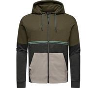 Ragwear Herren Sweatjacke Blocky Dark Olive Gr. S